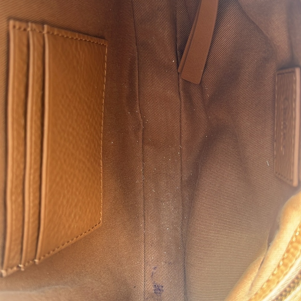 Quince Tan Leather Handbag - Picture 8 of 16